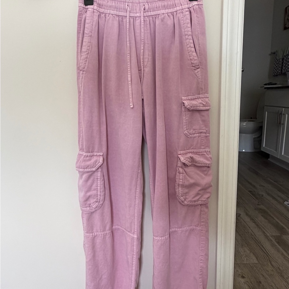 Old Navy Light Pink Wide-Leg Pants